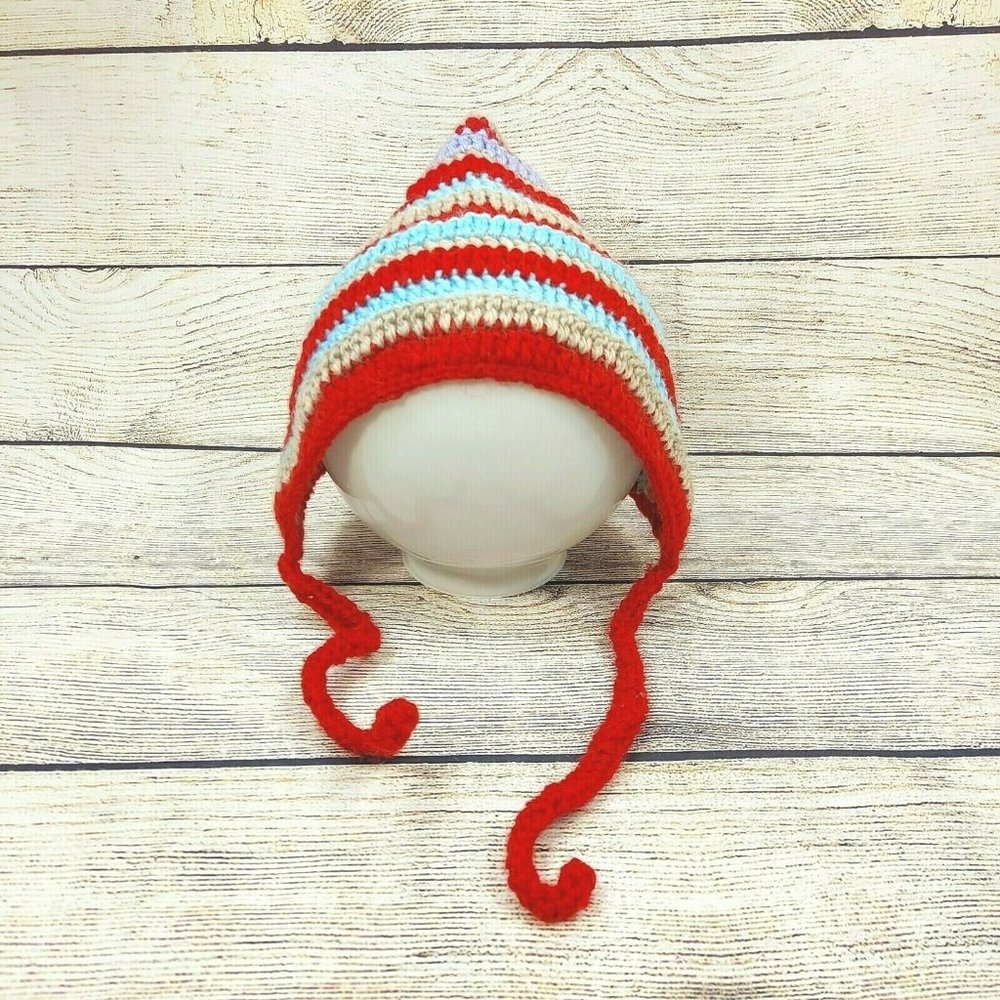 Young Child Hat Baby Knitted Winter Wool Cap Handmade Toddler Crochet Bonnet